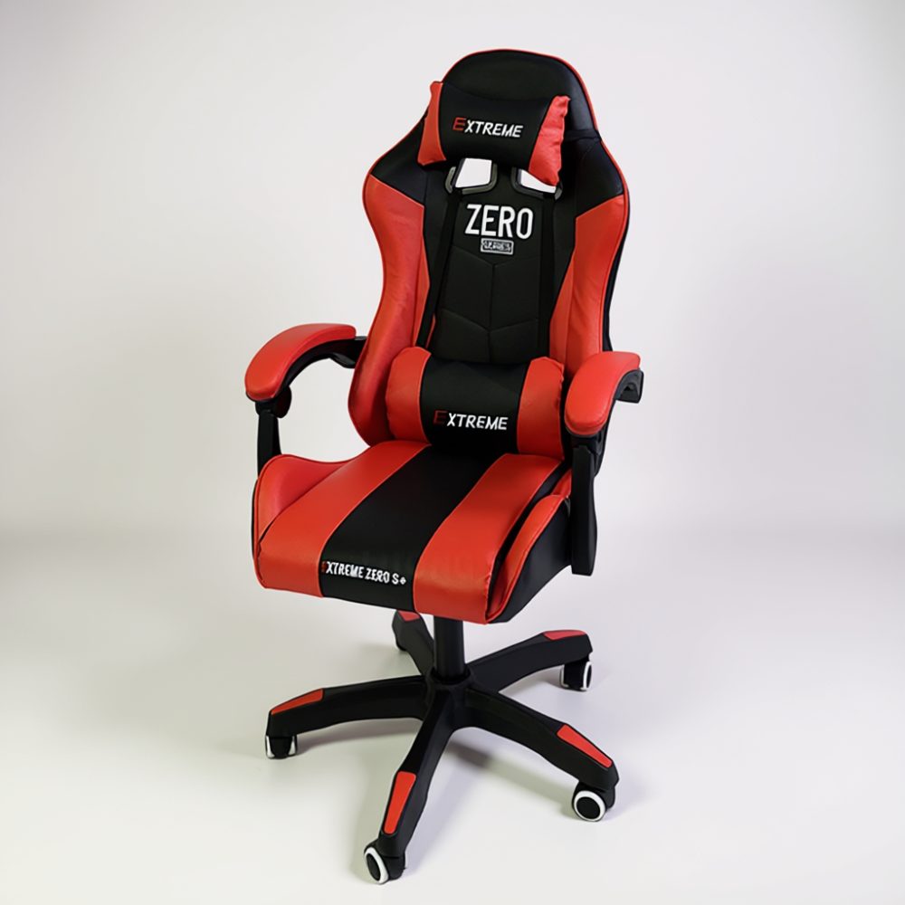 Ghế gaming G1208-D trong không gian thực tế với gác chân mở rộng