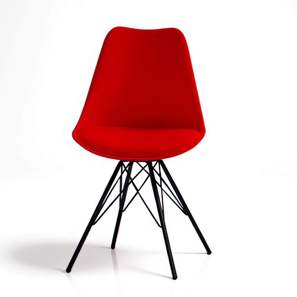 Chi tiết chân sắt sơn tĩnh điện của ghế Eames J5C – chắc chắn và chống gỉ