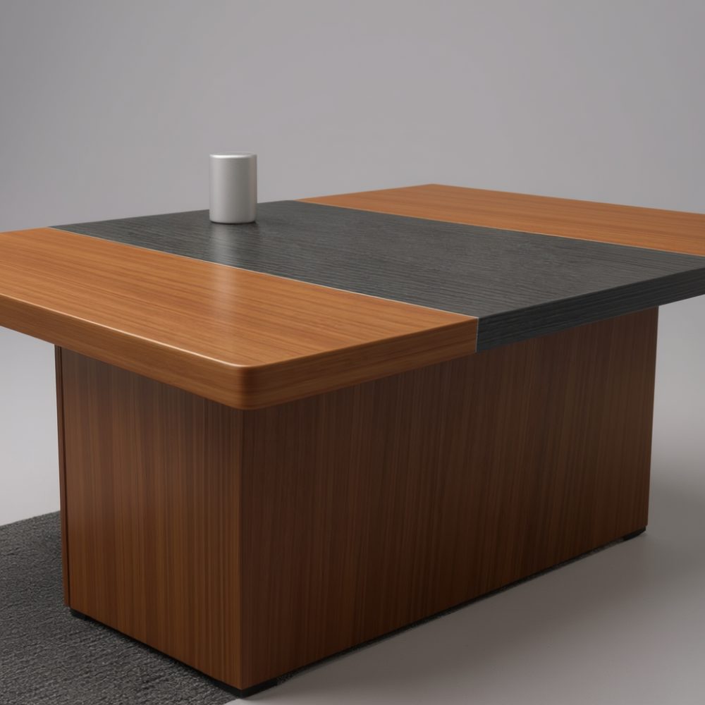 Mặt bàn melamine trơn mịn, sang trọng của BH81