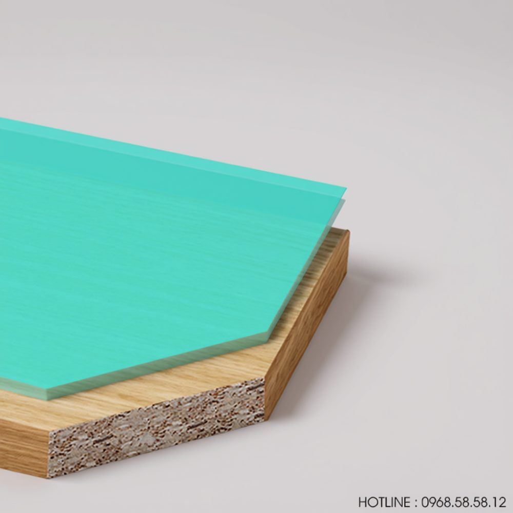 Chất liệu gỗ MFC melamine và khung sắt sơn tĩnh điện của kệ KS33