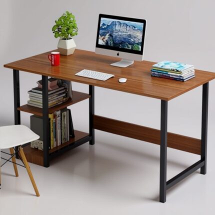Bàn Làm Việc Gỗ MFC 2 Tầng BLV21 – 120x60cm Hiện Đại, Nhỏ Gọn