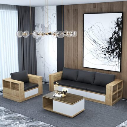 Sofa gỗ MDF Nhỏ Gọn Cho Căn Hộ - SFG33-V