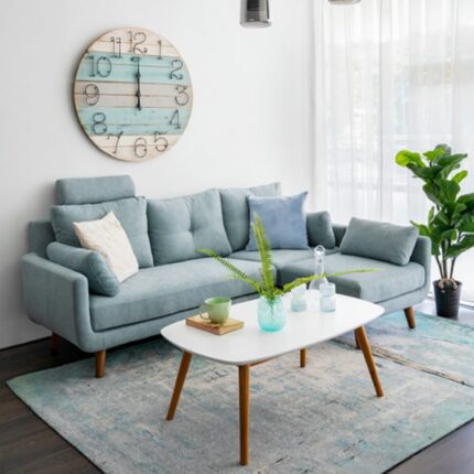 Sofa Góc Nỉ Thông Minh Linh Hoạt SFG31 Xanh