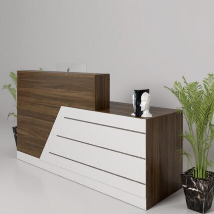 Quầy Lễ Tân Hiện Đại BLT08N – MFC Melamine 200x60cm