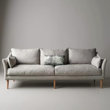 Sofa Văng Nỉ Êm Ái SFV24 – Mút K43, Gỗ Tự Nhiên 200cm